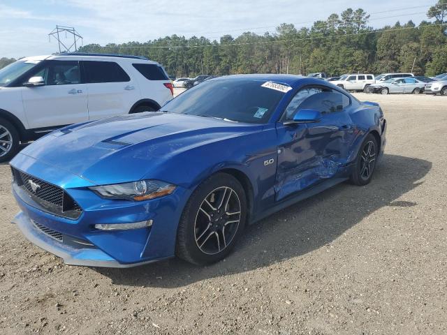 Ford Mustang 2018 gt синий