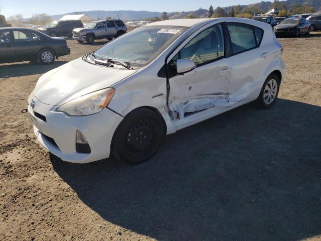 Salvage cars for sale from Copart San Martin, CA: 2014 Toyota Prius C