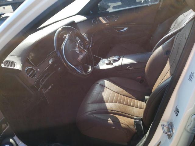 VIN: WDDUG8FB4FA191600 Auction: COPART Lot: 67416712 Location: KY - LOUISVILLE WDDUG8FB4FA191600 MERCEDES-BENZ S-CLASS 2015 WHITE Photo 7