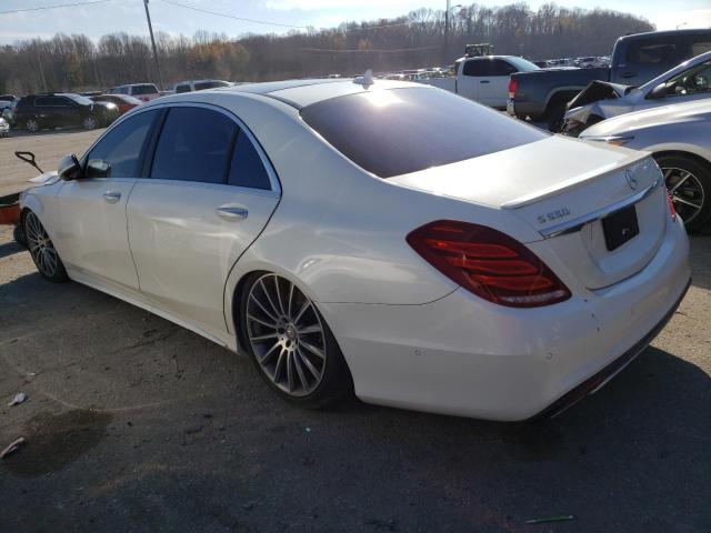 VIN: WDDUG8FB4FA191600 Auction: COPART Lot: 67416712 Location: KY - LOUISVILLE WDDUG8FB4FA191600 MERCEDES-BENZ S-CLASS 2015 WHITE Photo 2