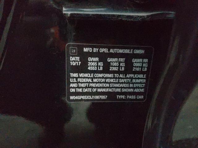 2018 BUICK REGAL ESSE W04GP6SX3J1067057