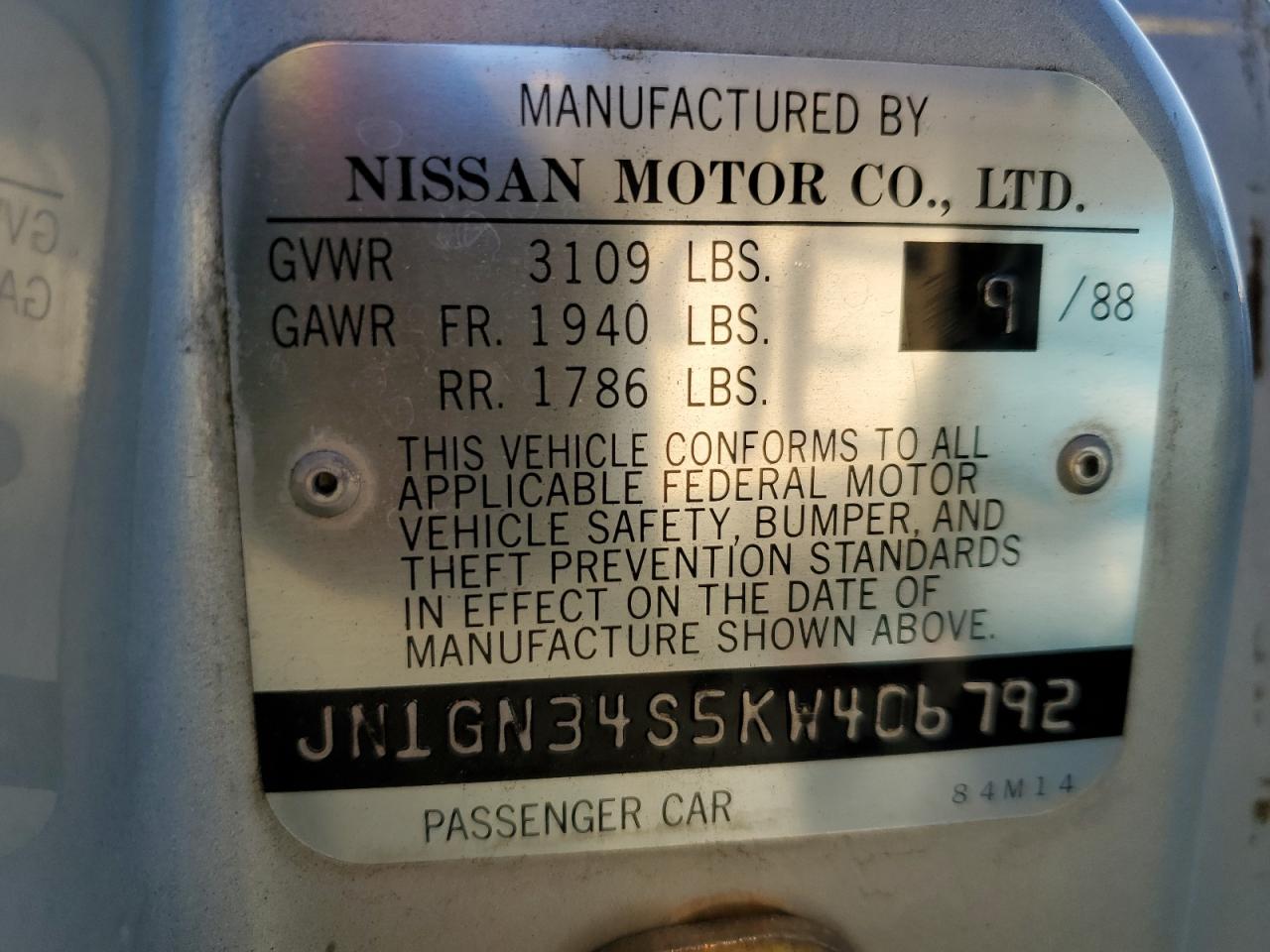 1989 Nissan Pulsar - Image 12