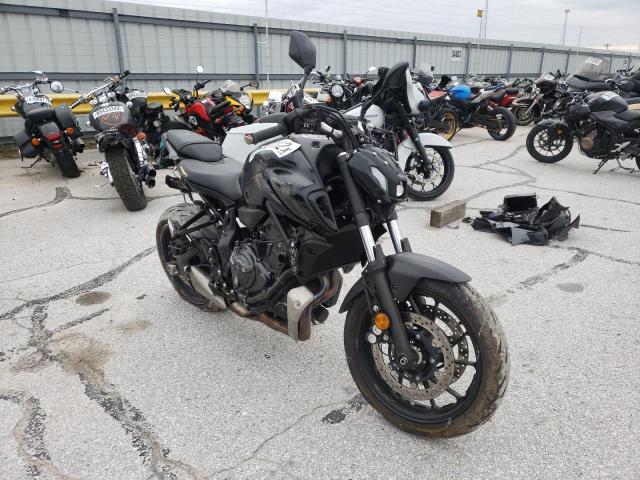Salvage motorcycles for sale at Rogersville, MO auction: 2022 Yamaha MT07