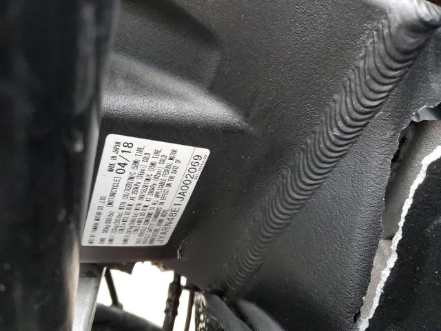 2018 YAMAHA MTN1000 JYARN48E1JA002069
