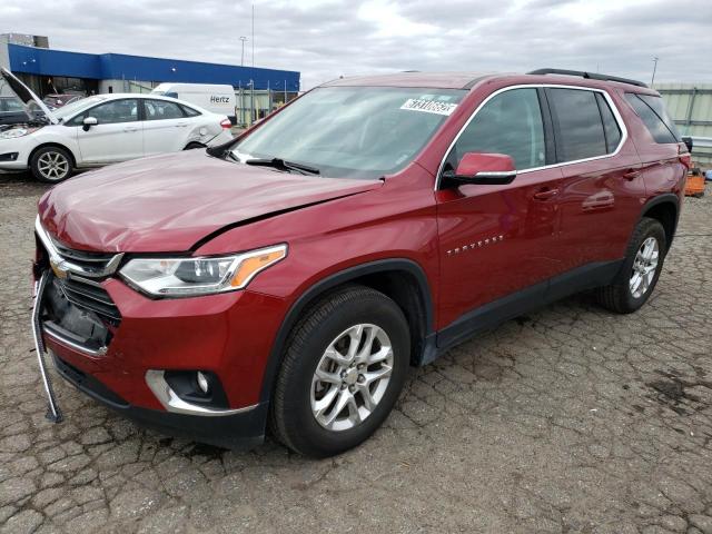 Salvage cars for sale at Woodhaven, MI auction: 2020 Chevrolet Traverse L