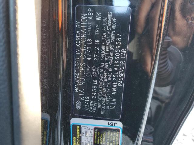 2019 KIA STINGER PR KNAE25LA1K6059587