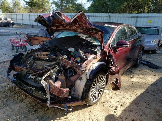 Salvage cars for sale from Copart Midway, FL: 2017 Ford Fusion Titanium