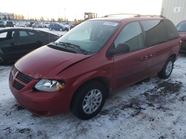 Salvage cars for sale from Copart Rocky View County, AB: 2007 Dodge Caravan SE