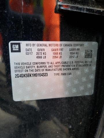 2017 BUICK REGAL 1SV 2G4GK5EK1H9164323