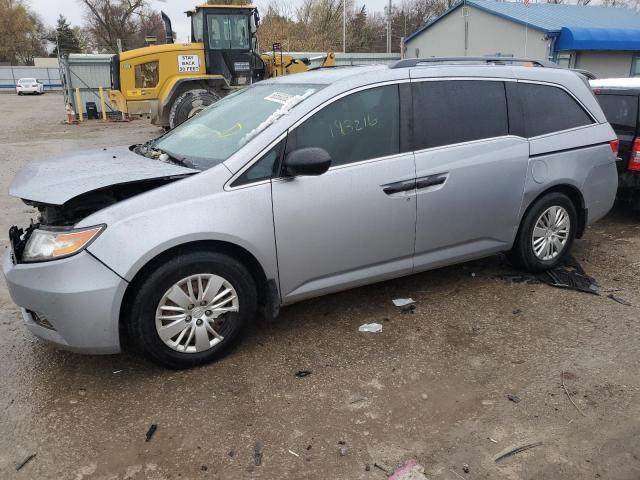 Salvage cars for sale from Copart Wichita, KS: 2016 Honda Odyssey LX