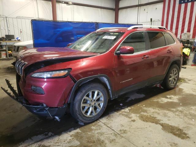 Salvage cars for sale from Copart Billings, MT: 2017 Jeep Cherokee Latitude