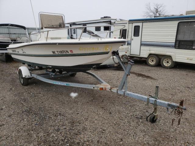 Salvage boats for sale at Davison, MI auction: 1998 Renk Boat
