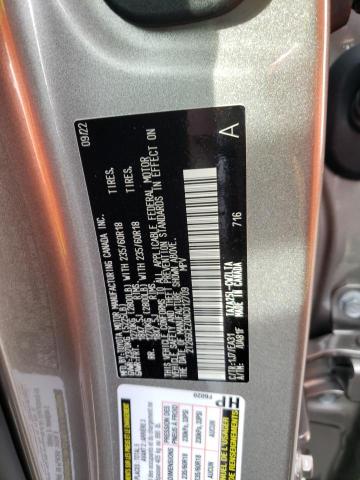 2022 LEXUS NX 350 2T2GGCEZ0NC012709