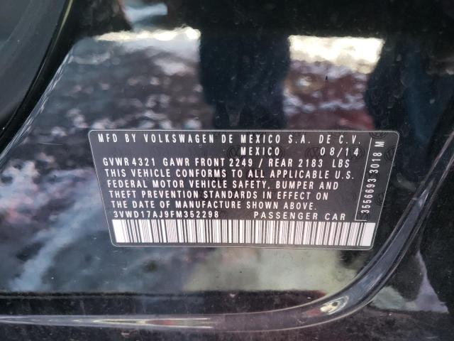 2015 VOLKSWAGEN JETTA SE - 3VWD17AJ9FM352298