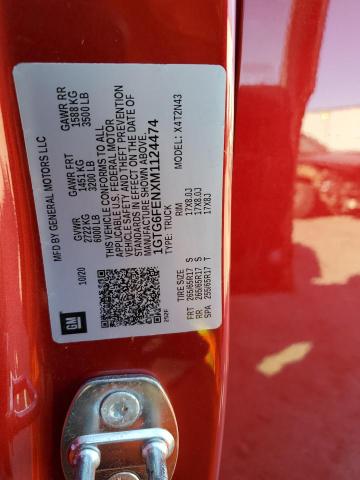 2021 GMC CANYON AT4 1GTG6FENXM1124474