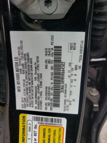 2017 LINCOLN MKZ PREMIE - 3LN6L5B98HR664502
