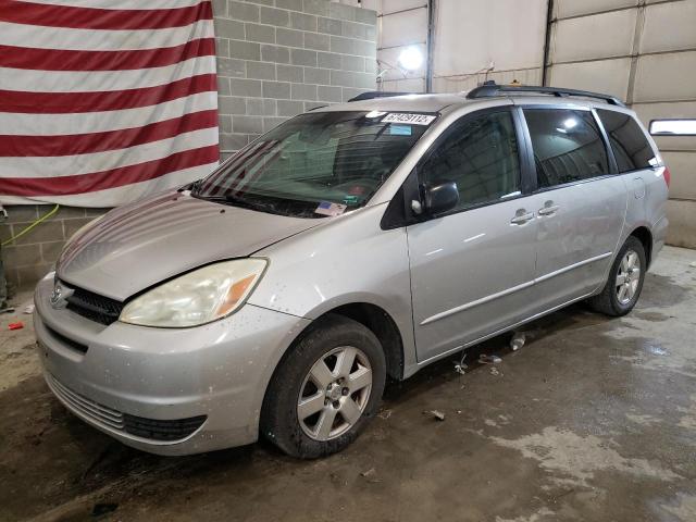 Salvage cars for sale from Copart Columbia, MO: 2004 Toyota Sienna CE