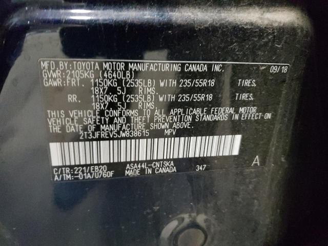 2018 TOYOTA RAV4 SE - 2T3JFREV5JW838615