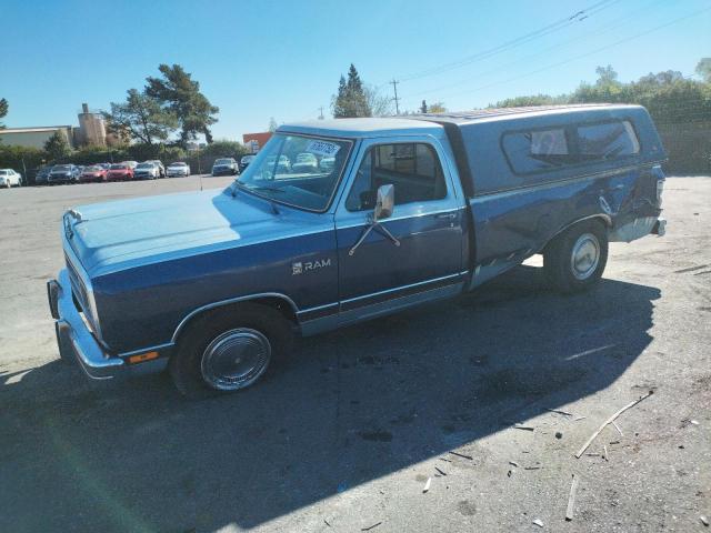 Salvage cars for sale from Copart San Martin, CA: 1987 Dodge D-SERIES D