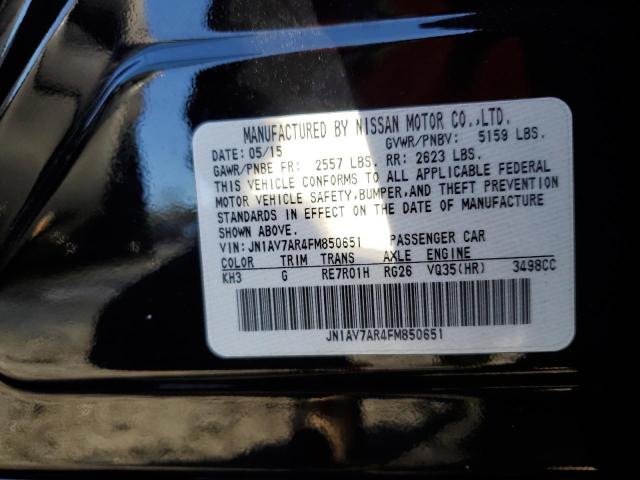2015 INFINITI Q50 HYBRID - JN1AV7AR4FM850651