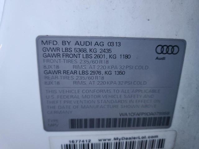 VIN WA1CFAFP9DA079958 2013 Audi Q5, Premium no.13