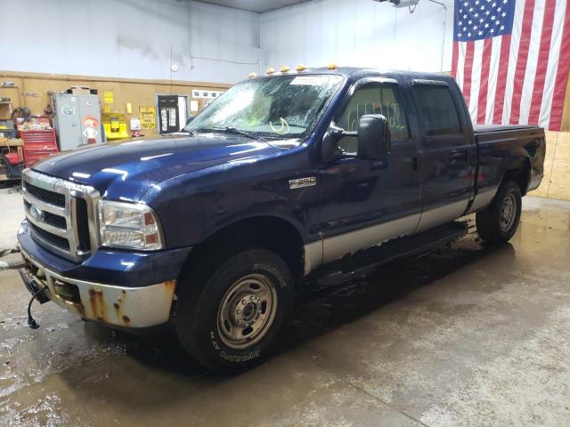 Salvage cars for sale from Copart Kincheloe, MI: 2006 Ford F250 Super