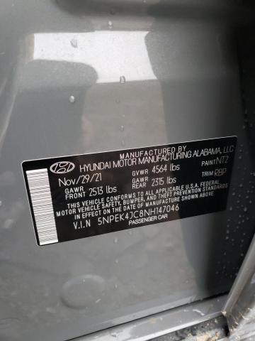 2022 HYUNDAI SONATA N L 5NPEK4JC8NH147046