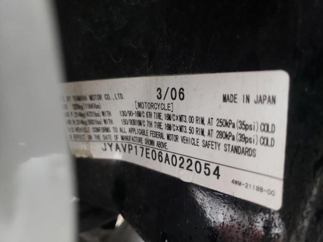2006 YAMAHA XV1700 A JYAVP17E06A022054