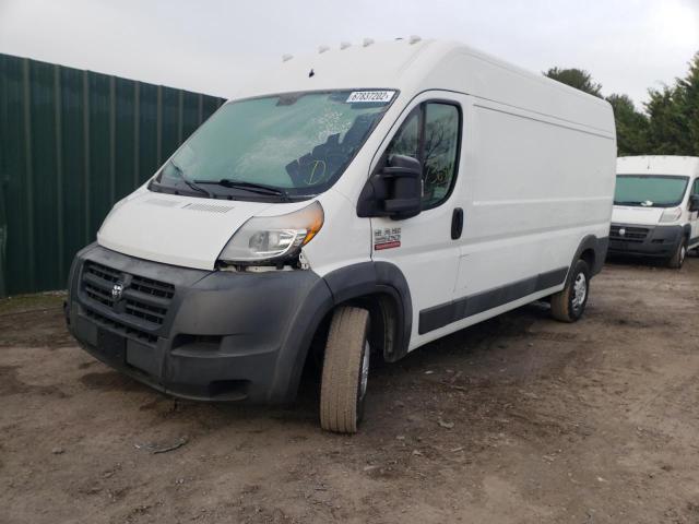 Salvage cars for sale from Copart Finksburg, MD: 2015 Dodge RAM Promaster