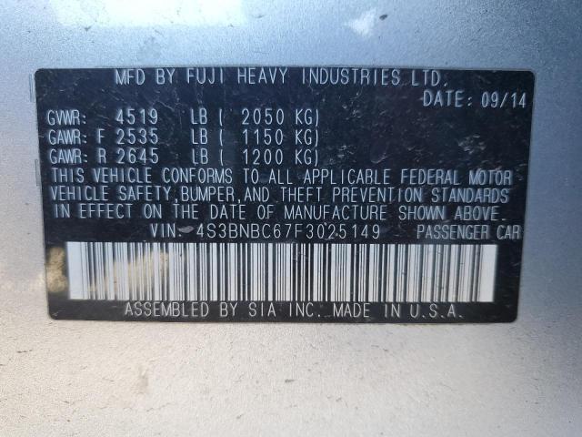 4S3BNBC67F3025149 Subaru Legacy 2.5i Premium