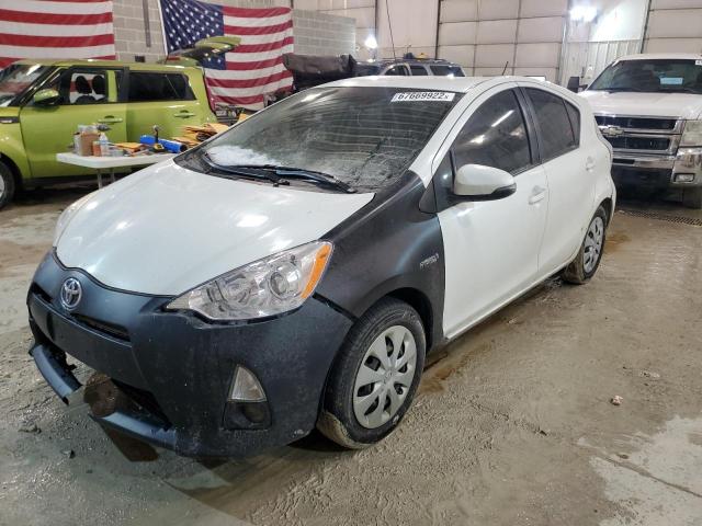 Salvage cars for sale from Copart Columbia, MO: 2012 Toyota Prius C