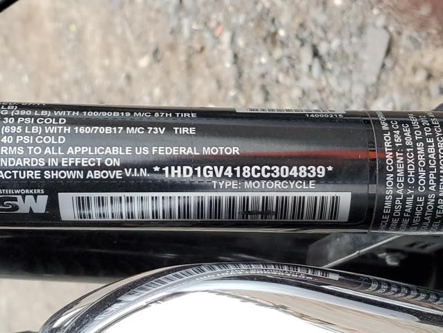 2012 HARLEY-DAVIDSON FXDC DYNA 1HD1GV418CC304839