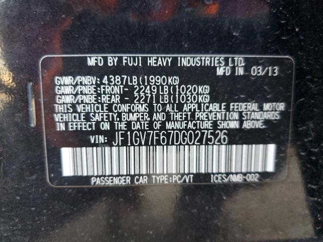 JF1GV7F67DG027526 Subaru Impreza Wrx