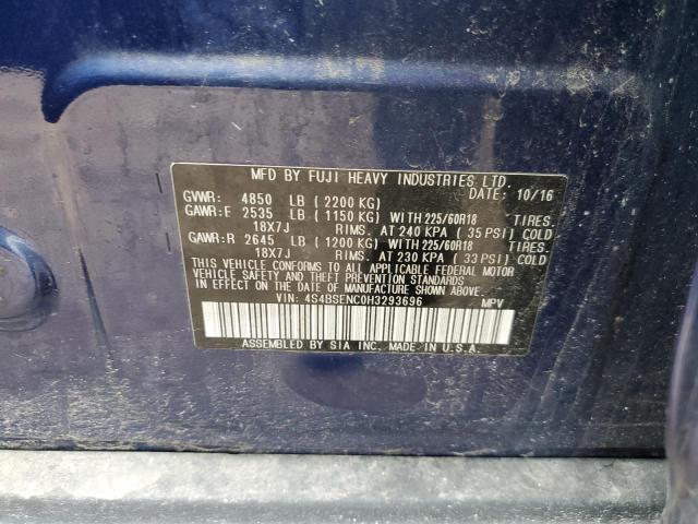4S4BSENC0H3293696 Subaru Outback 3.6r Limited