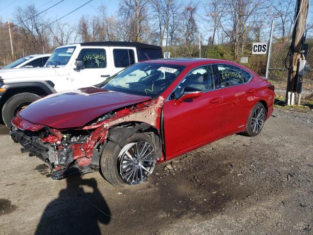 Salvage cars for sale at Marlboro, NY auction: 2022 Lexus ES 300H Base