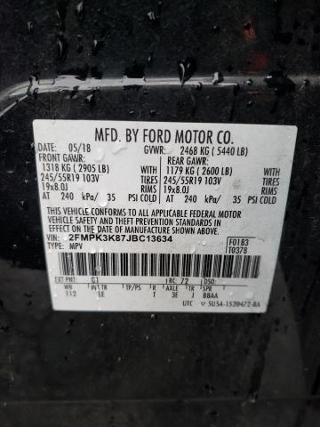 2018 FORD EDGE TITAN - 2FMPK3K87JBC13634