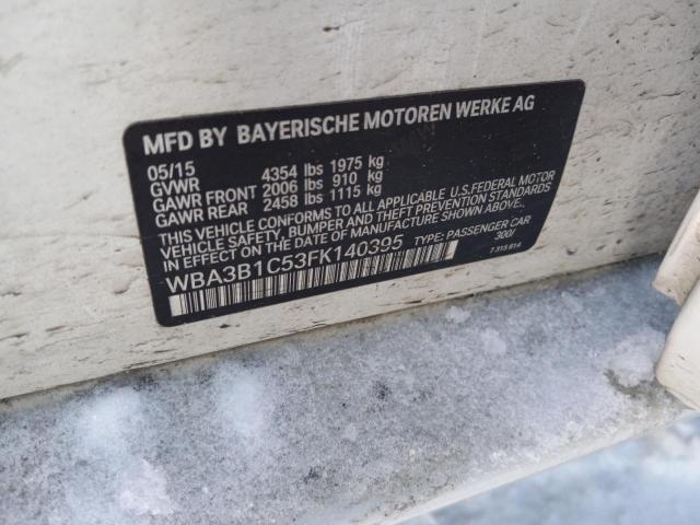 2015 BMW 320I WBA3B1C53FK140395