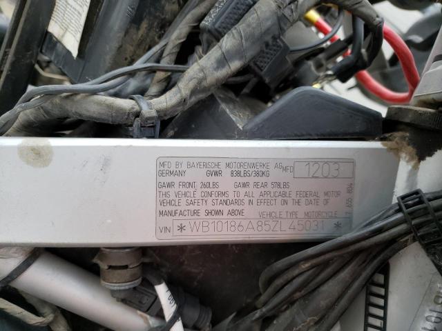 2005 BMW F650 DAKAR WB10186A85ZL45031