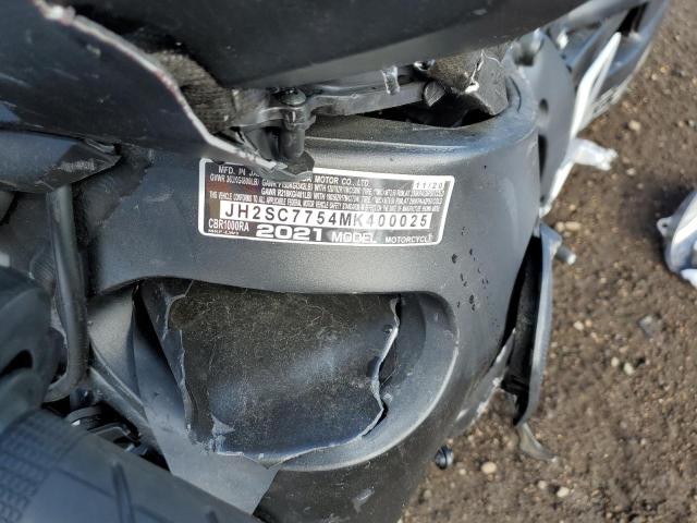 2021 HONDA CBR1000 RA JH2SC7754MK400025