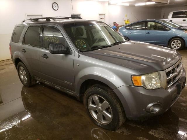 Salvage cars for sale from Copart Davison, MI: 2008 Ford Escape XLT