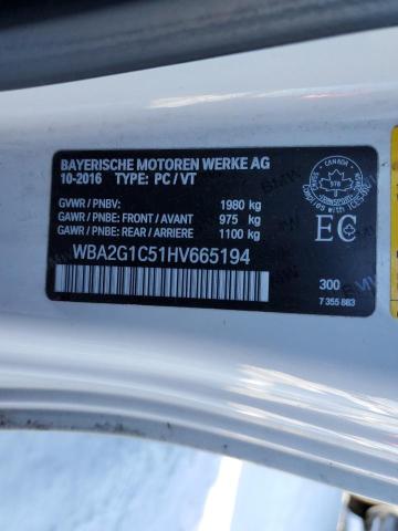 2017 BMW M240I WBA2G1C51HV665194