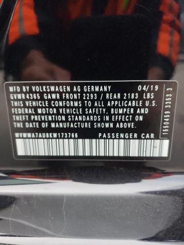 2019 VOLKSWAGEN GOLF R - WVWWA7AU8KW173766
