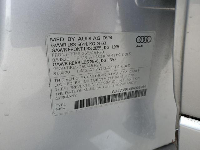 2015 AUDI SQ5 PRESTI WA1VGBFP8FA009754