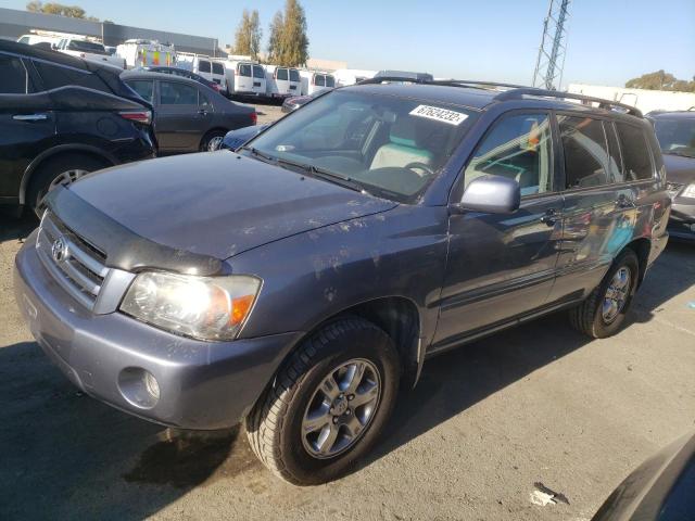 Salvage cars for sale from Copart San Martin, CA: 2004 Toyota Highlander