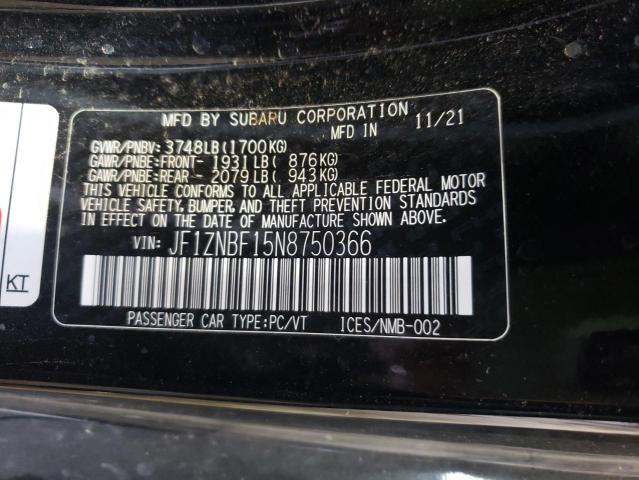 2022 TOYOTA GR 86 PREM JF1ZNBF15N8750366