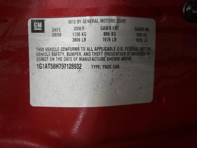 2009 CHEVROLET COBALT LT 1G1AT58H797128932