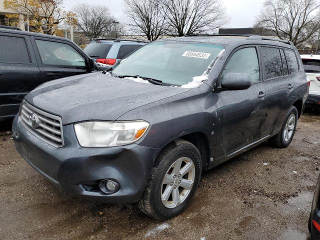 Salvage cars for sale from Copart Wheeling, IL: 2010 Toyota Highlander
