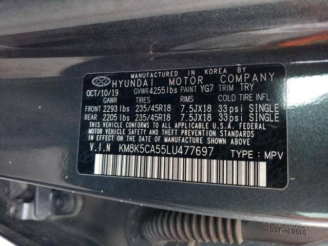 2020 HYUNDAI KONA ULTIM - KM8K5CA55LU477697