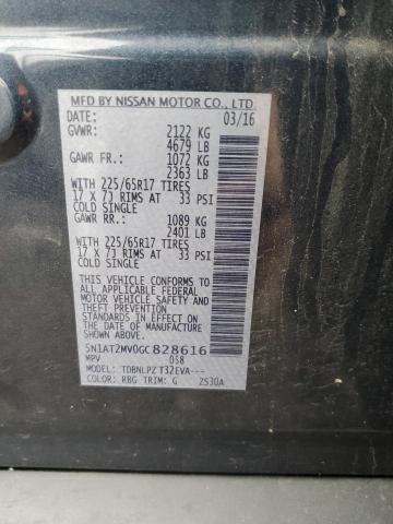 VIN 5N1AT2MV0GC828616 2016 NISSAN ROGUE no.13