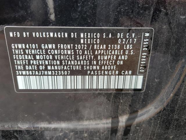 2017 VOLKSWAGEN JETTA SE - 3VWB67AJ7HM323507